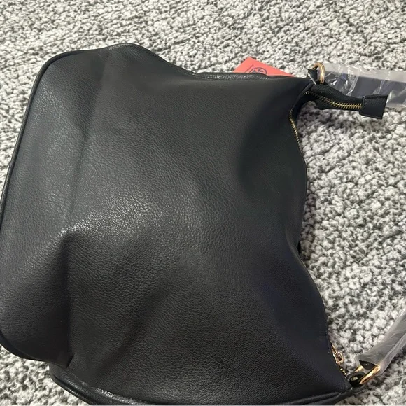 Tory Burch Black Leather Shoulder Brand New Tote Bag